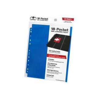 Ultimate Guard  Ultimate Guard 18-Pocket Pages Side-Loading Blau (10) 