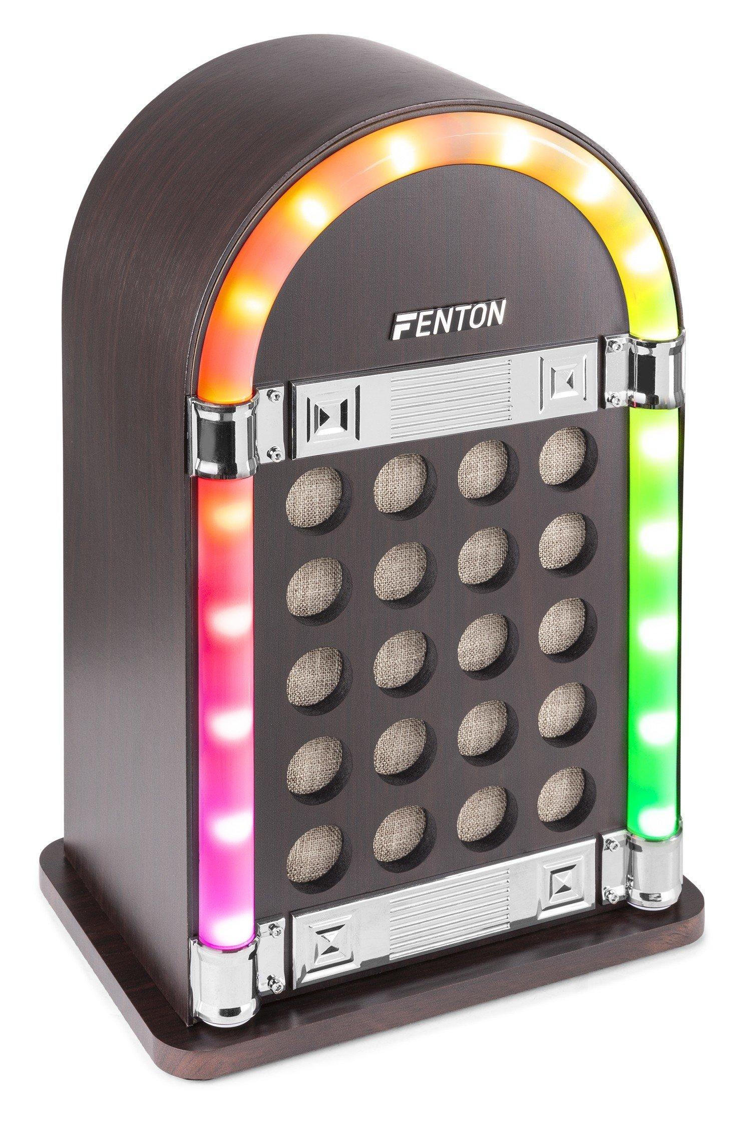Fenton  Fenton JKB40 Tragbarer Stereo-Lautsprecher Mehrfarbig, Holz 30 W 