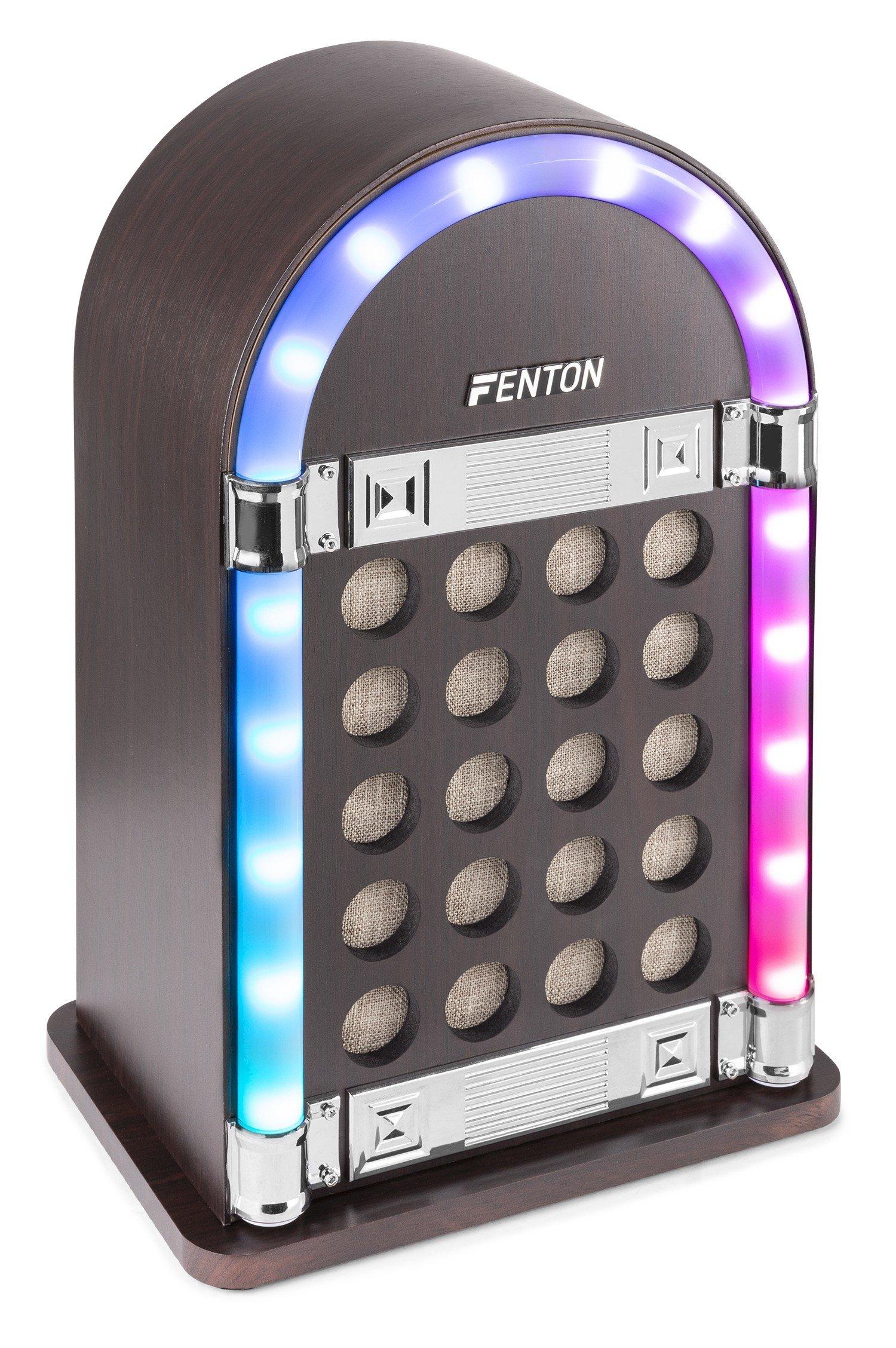 Fenton  Fenton JKB40 Enceinte portable stéréo Multicolore, Bois 30 W 