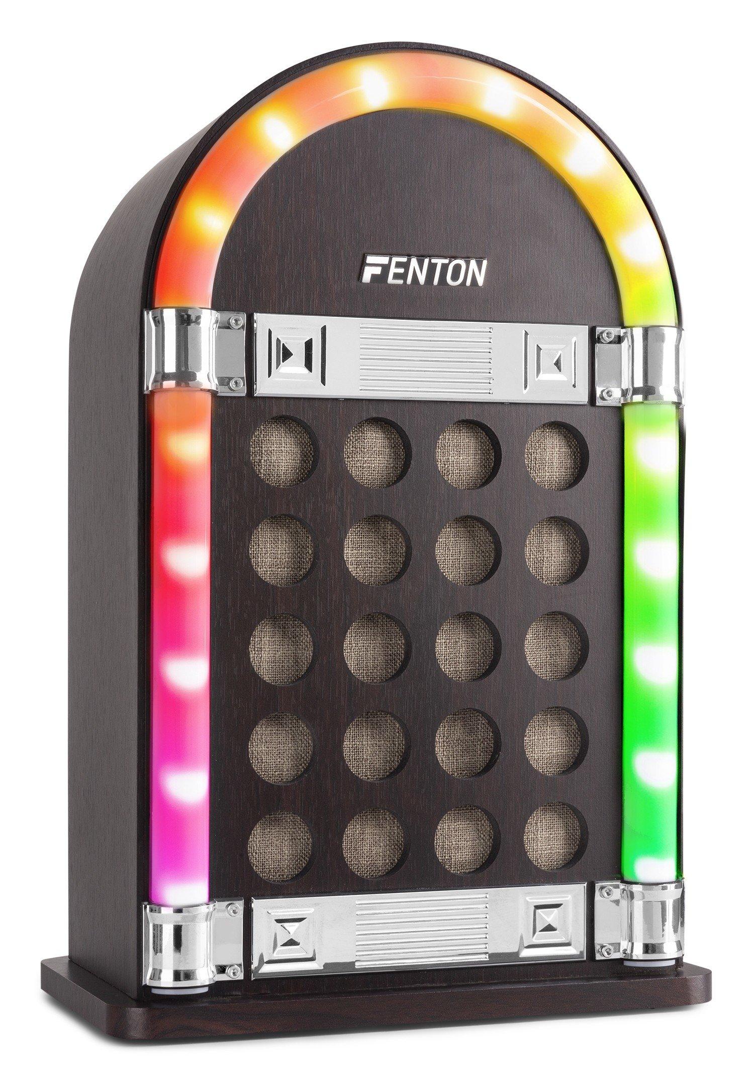 Fenton  Fenton JKB40 Tragbarer Stereo-Lautsprecher Mehrfarbig, Holz 30 W 