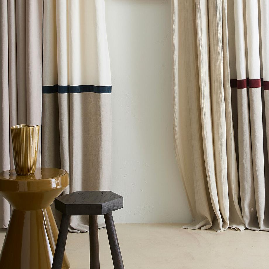La Redoute Intérieurs  Vorhang Onega x Velvet aus Leinen/Samt 