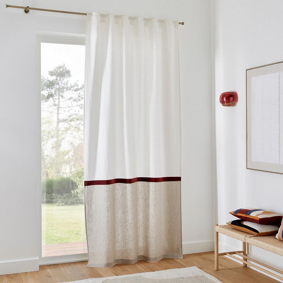 La Redoute Intérieurs  Vorhang Onega x Velvet aus Leinen/Samt 