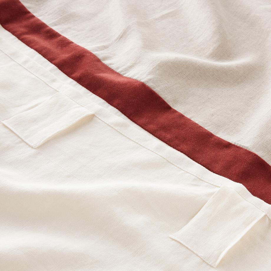 La Redoute Intérieurs  Vorhang Onega x Velvet aus Leinen/Samt 