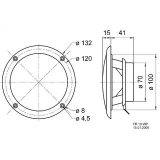 Visaton  FR-10 WP Altoparlante 4 Ω 