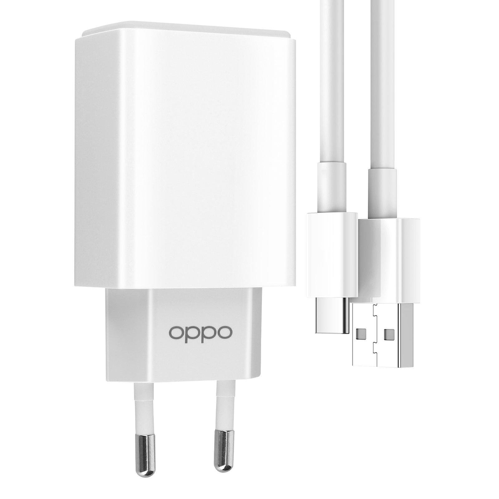 OPPO  Oppo 10W Ladegerät + USB / USB-C Kabel 