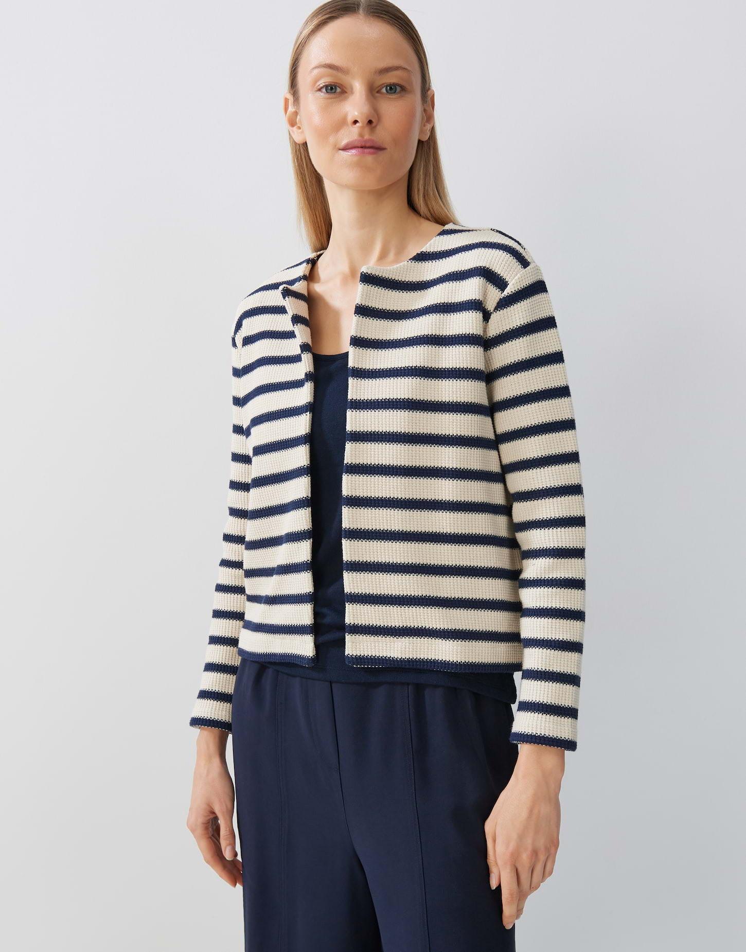 Image of Sweatjacke Ufrieda O-form Damen Aquamarine 40