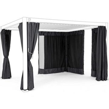 Rete per tende per gazebo Ocean antracite 300x400 (set da 4)