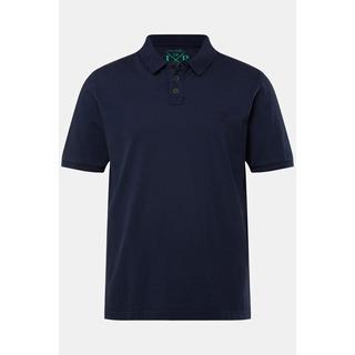 JP1880  Polo à manches courtes en maille piquée, style vintage bleu marine 