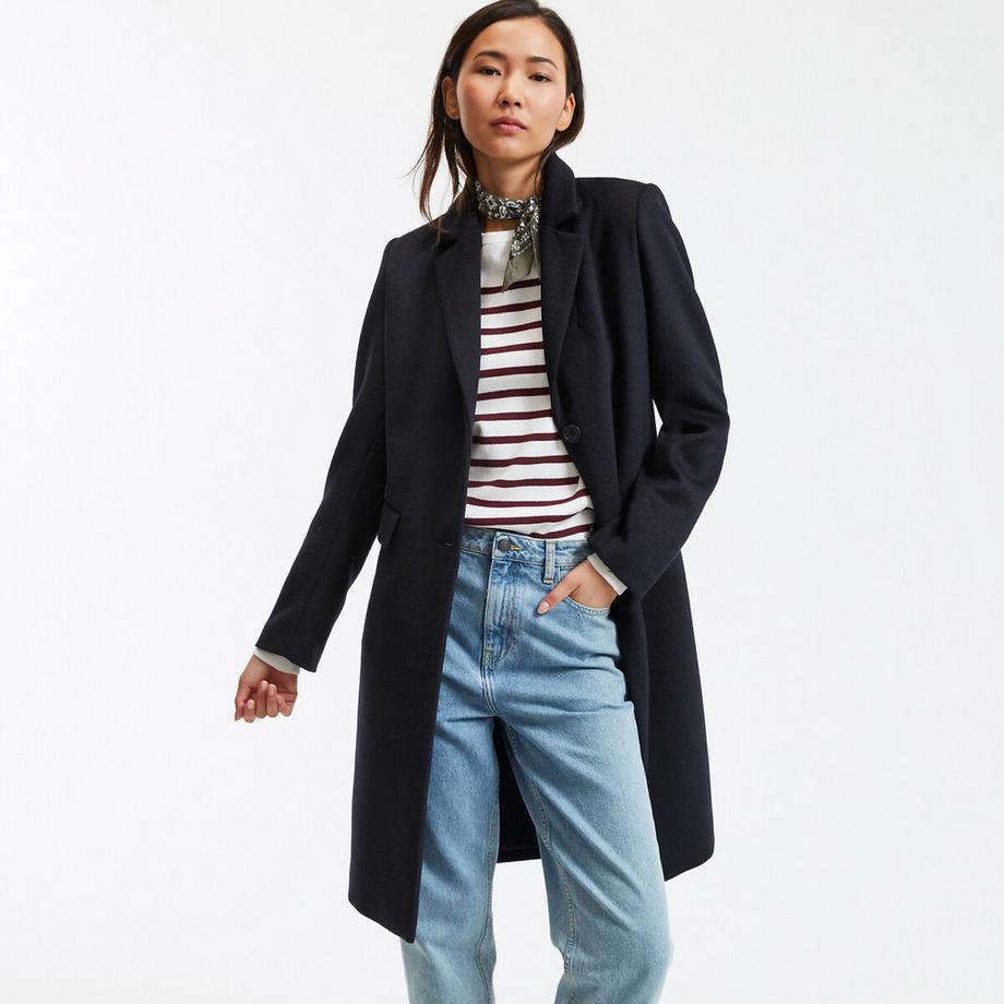 La Redoute Collections Cappotto con Chiusura a Bottoni  