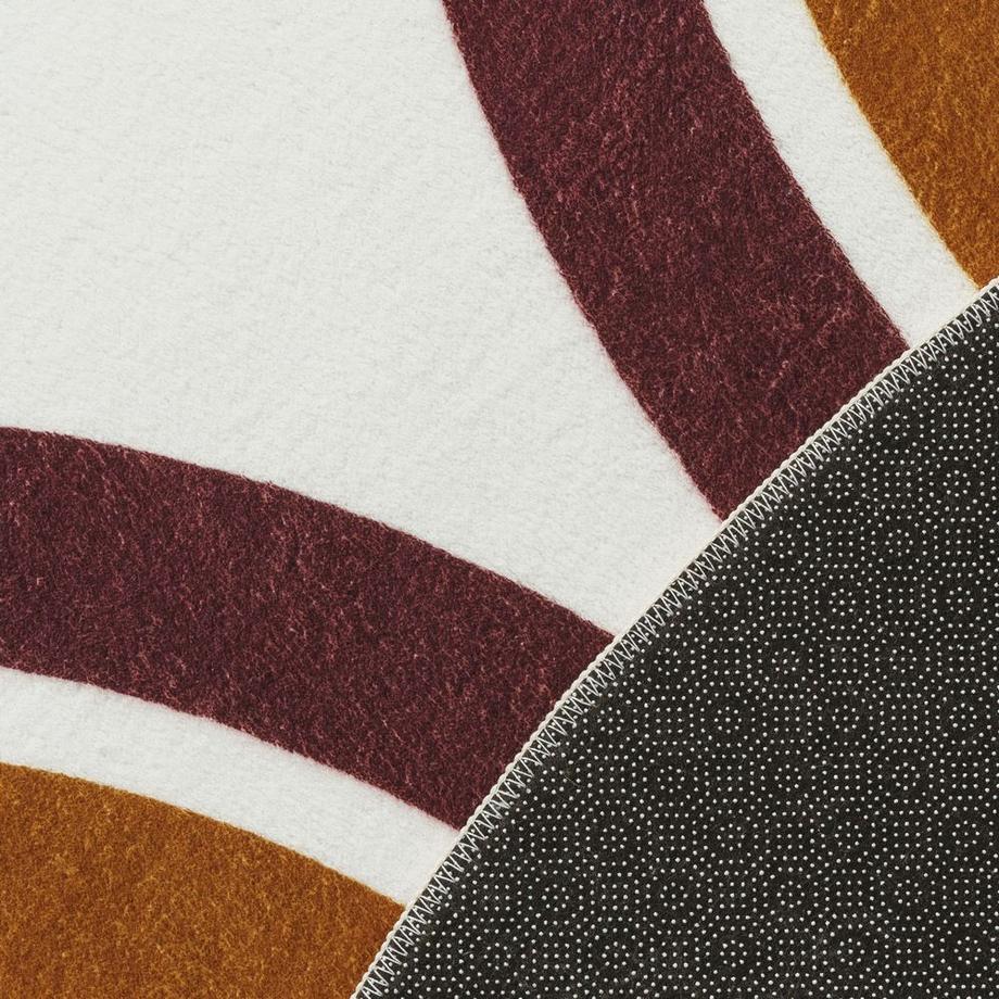 Paco Home Teppich Kinderzimmer Waschbar Regenbogen Muster  