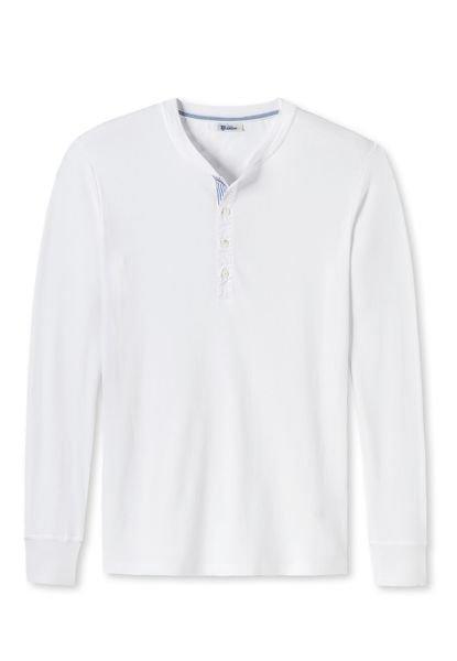 Image of Longsleeve Bequem Sitzend Herren Weiss XL