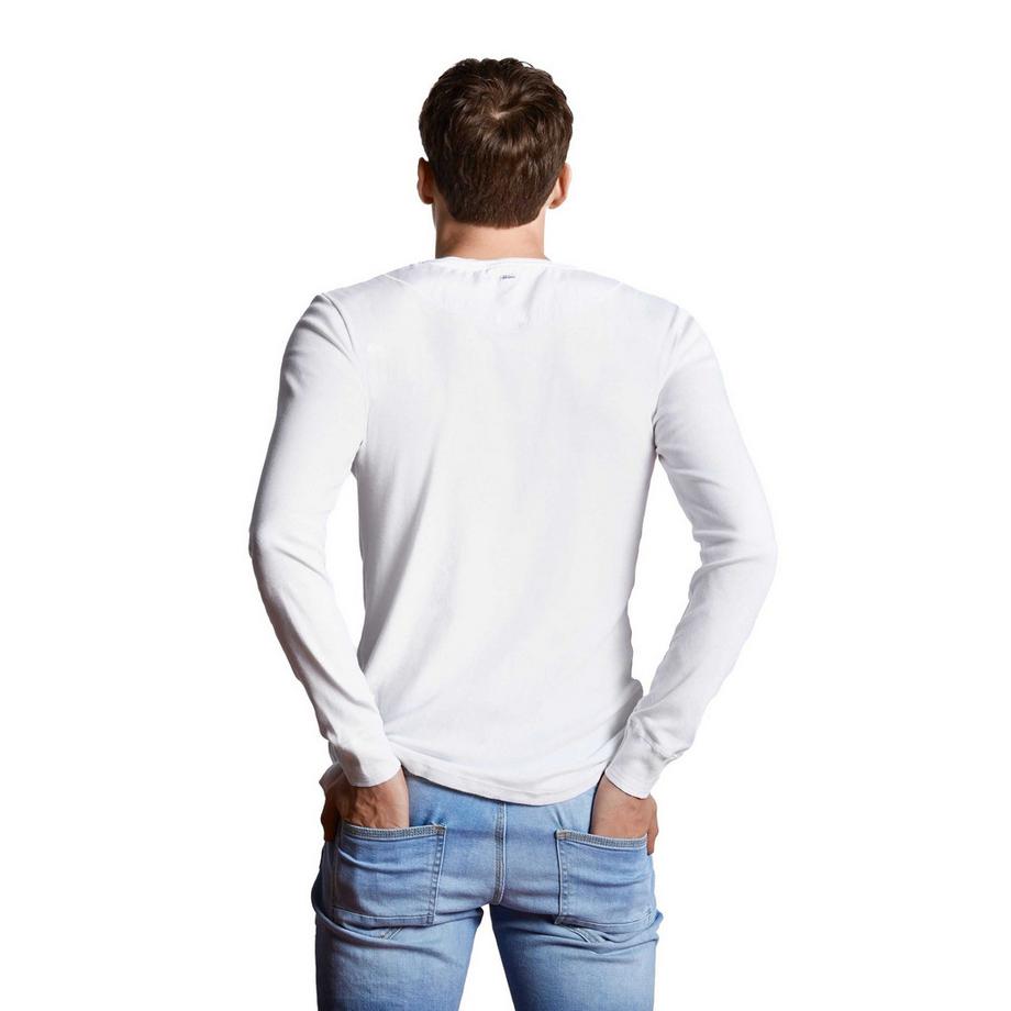 Schiesser Revival Longsleeve Henley Shirt  
