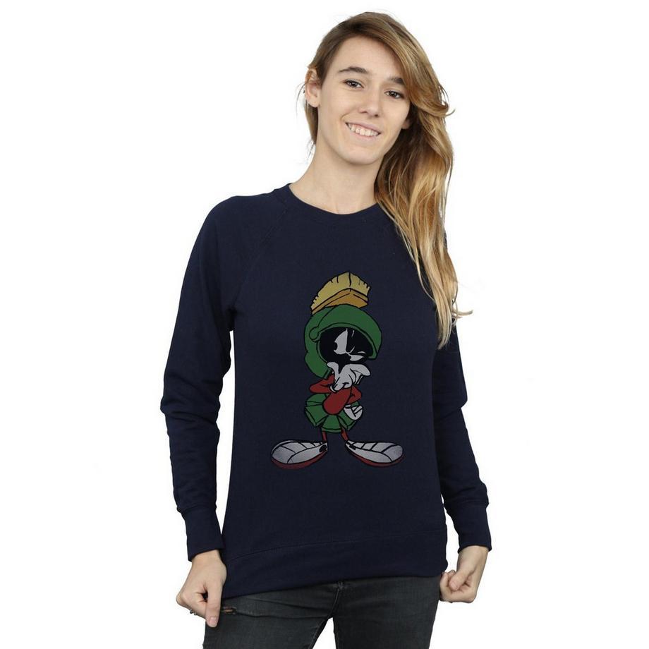 LOONEY TUNES Marvin the Martian Grafikdruck Sweatshirt  