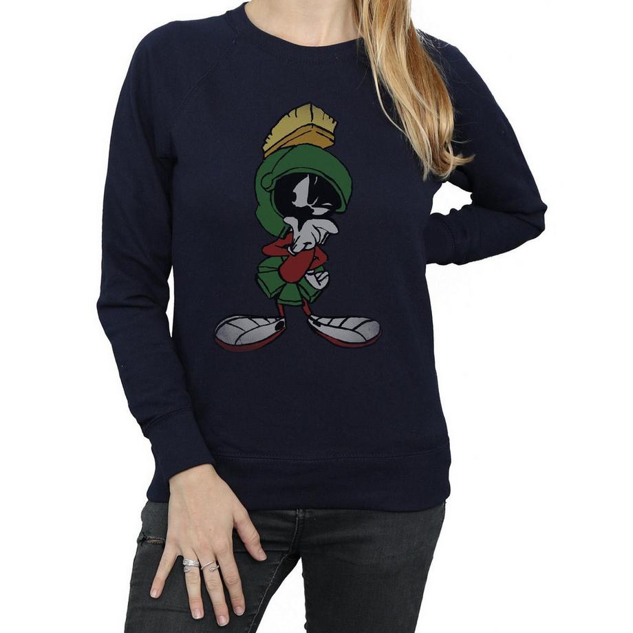 LOONEY TUNES Marvin the Martian Grafikdruck Sweatshirt  