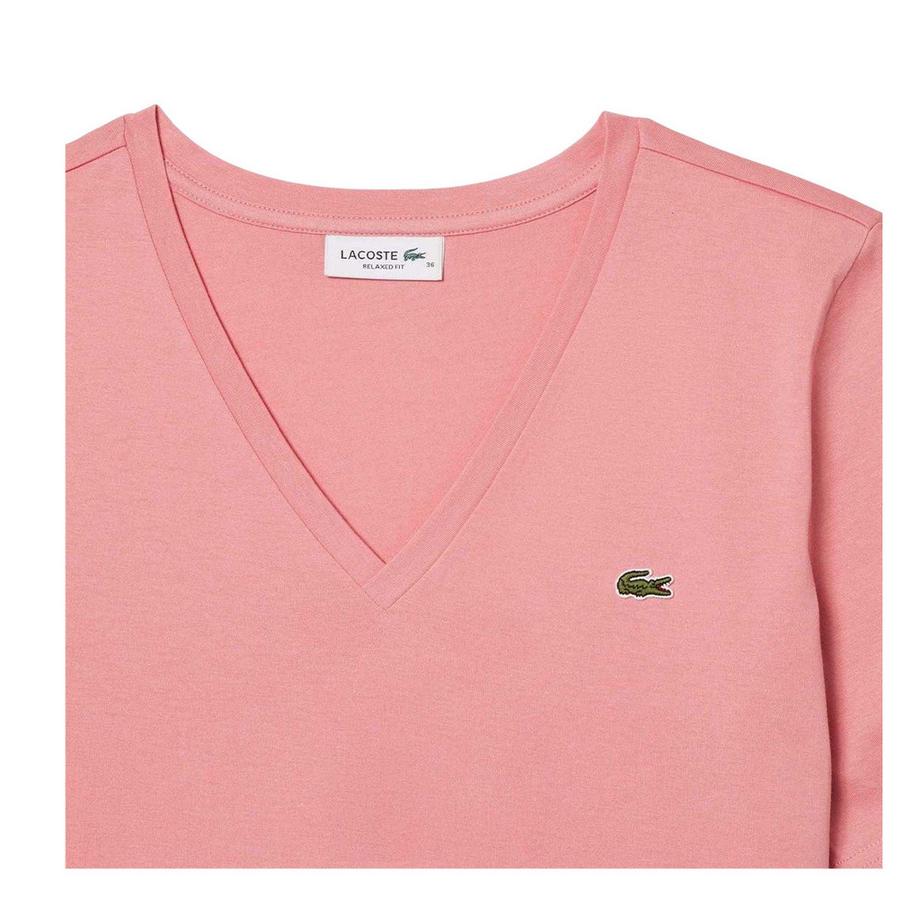 LACOSTE  Maglietta Logo Ricamato Cotone Jersey 