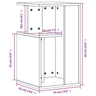 VidaXL Beistelltisch holzwerkstoff  