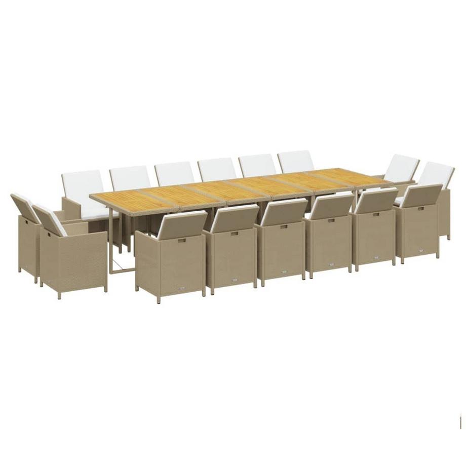 VidaXL set da pranzo da giardino  