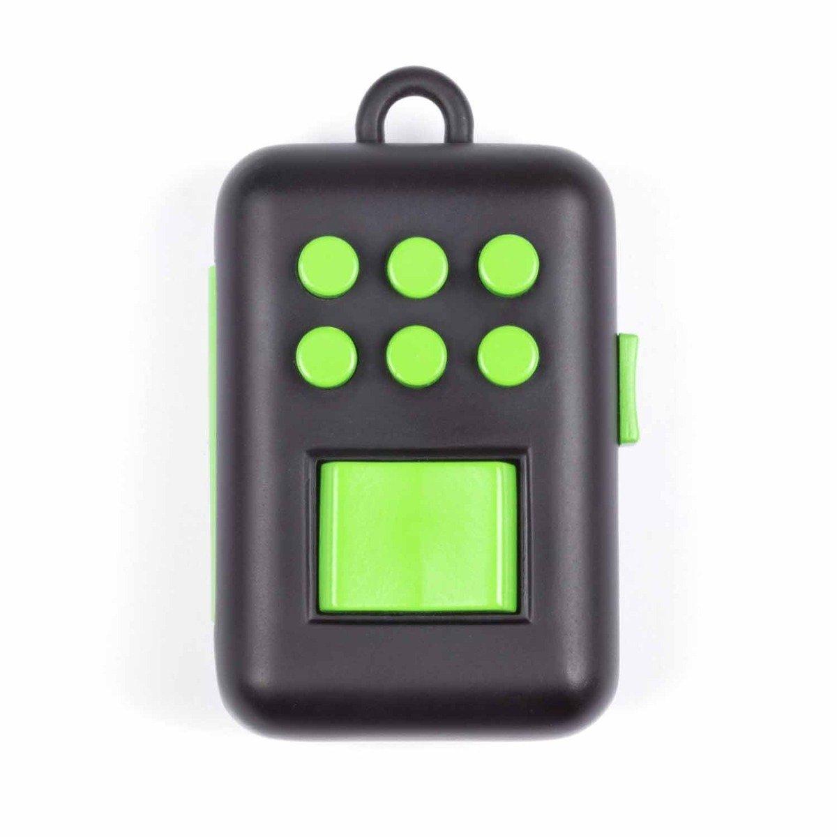 Image of Anti Stress Schlüsselanhänger Fidget Fob Herren Schwarz