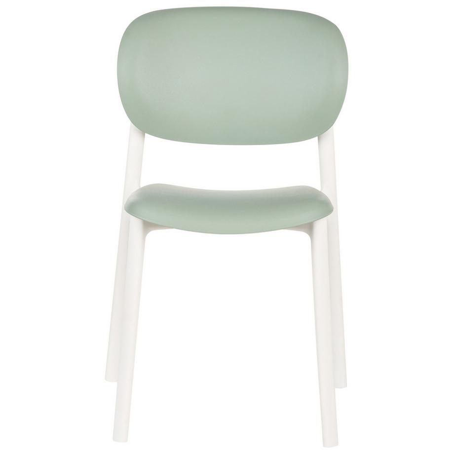 Beliani Lot de 4 chaises de jardin en Polypropylène Minimaliste MUSANO  