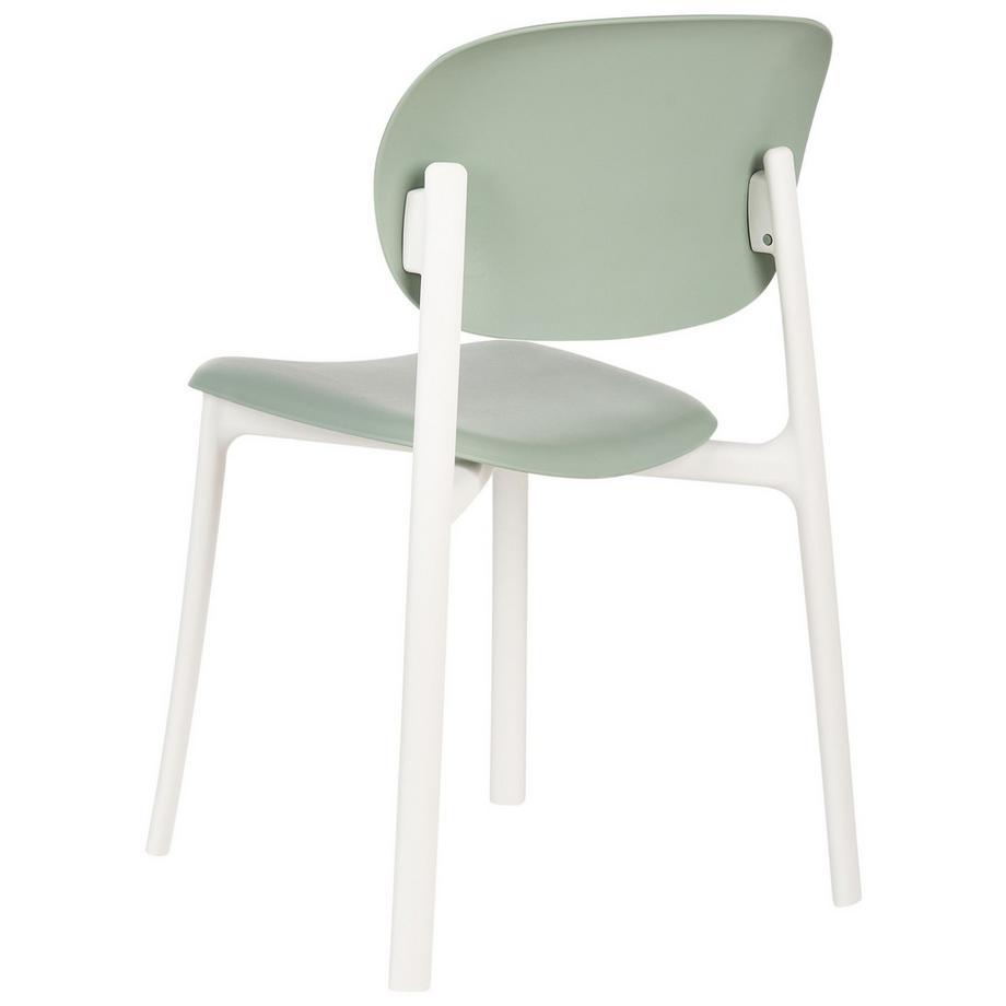 Beliani Lot de 4 chaises de jardin en Polypropylène Minimaliste MUSANO  