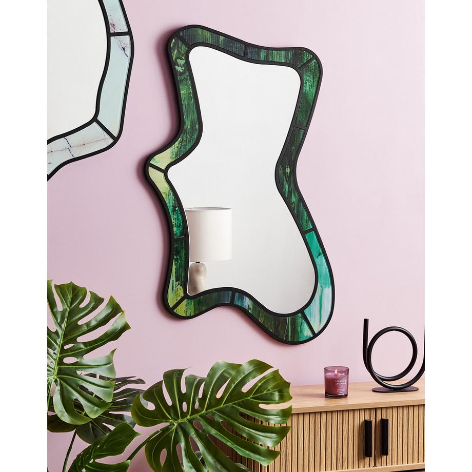 Beliani Wandspiegel aus Glas Modern CERVILLE  