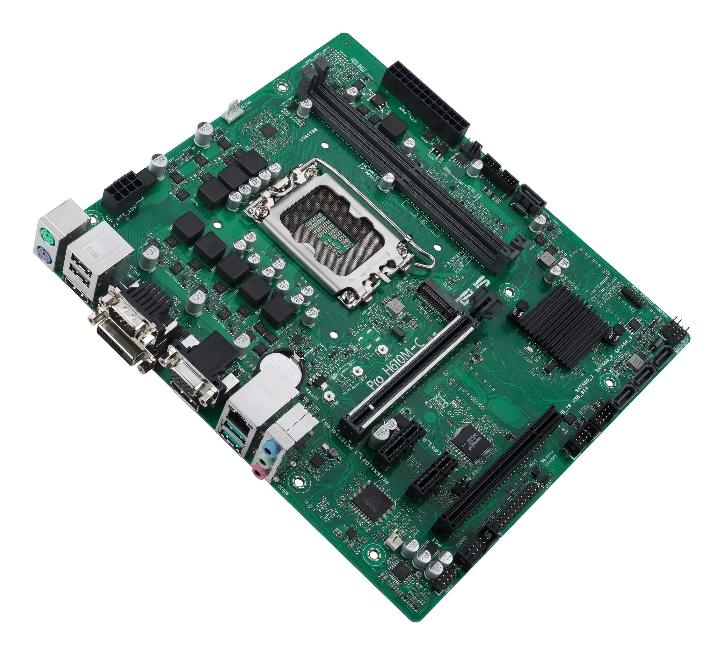 ASUS  Pro H610M-C-CSM Intel H610 LGA 1700 micro ATX 