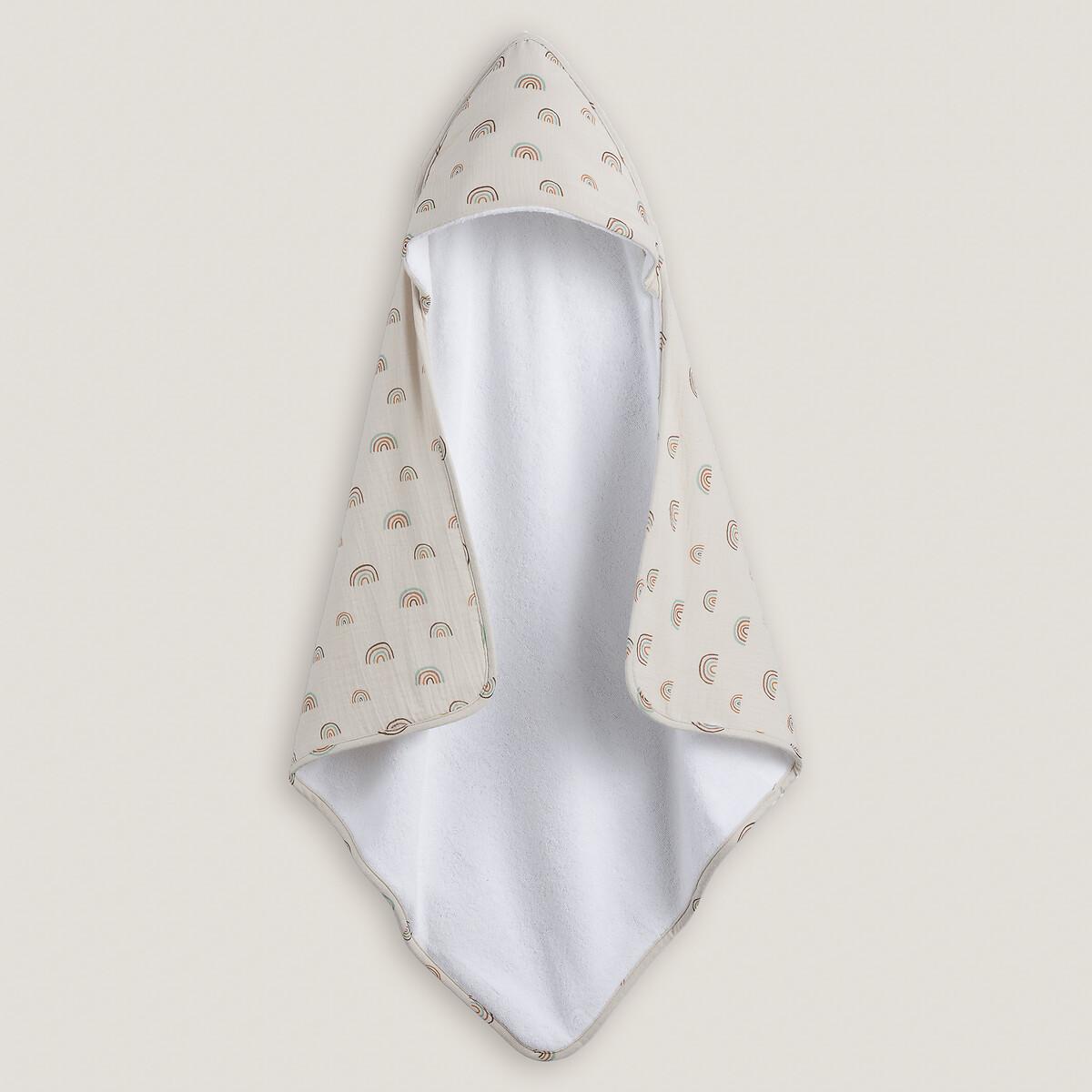 Image of Badetuch Für Babys Unisex Weiss Bedruckt 70x70cm