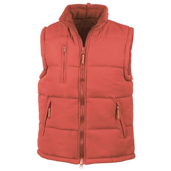 Image of Bodywarmer Steppweste, Wasserabweisend, Winddicht Herren Rot Bunt XXL