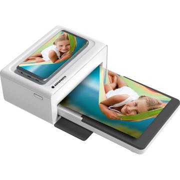 Fotodrucker AMO46, weiss, 4 Zollx6 Zoll, Bluetooth, 4-Pass Technologie