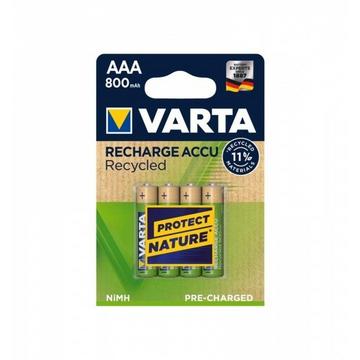 Varta Rekarge ACCU recyclé AAA 800 mAh blister 4