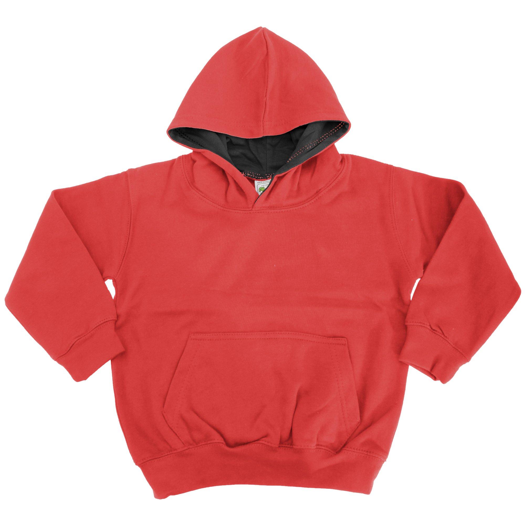 Image of Kapuzen Pullover Varsity Jungen Rot Bunt 140