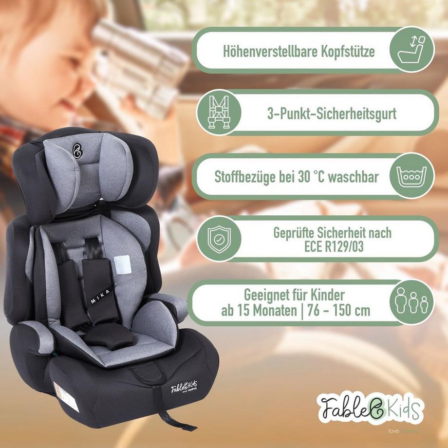 FableKids  Siège auto pour enfants Rehausseur ECE 