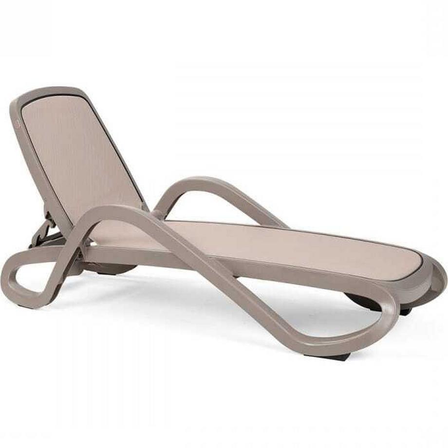 NARDI outdoor Chaise longue de jardin Alfa marron  