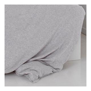 Living Home Melange Jersey Uni Set de linge de lit  