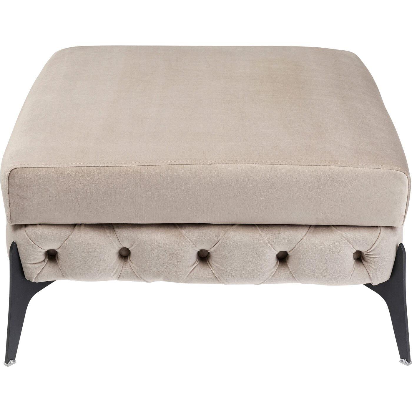 KARE Design Sgabello Bellissima Velvet beige  