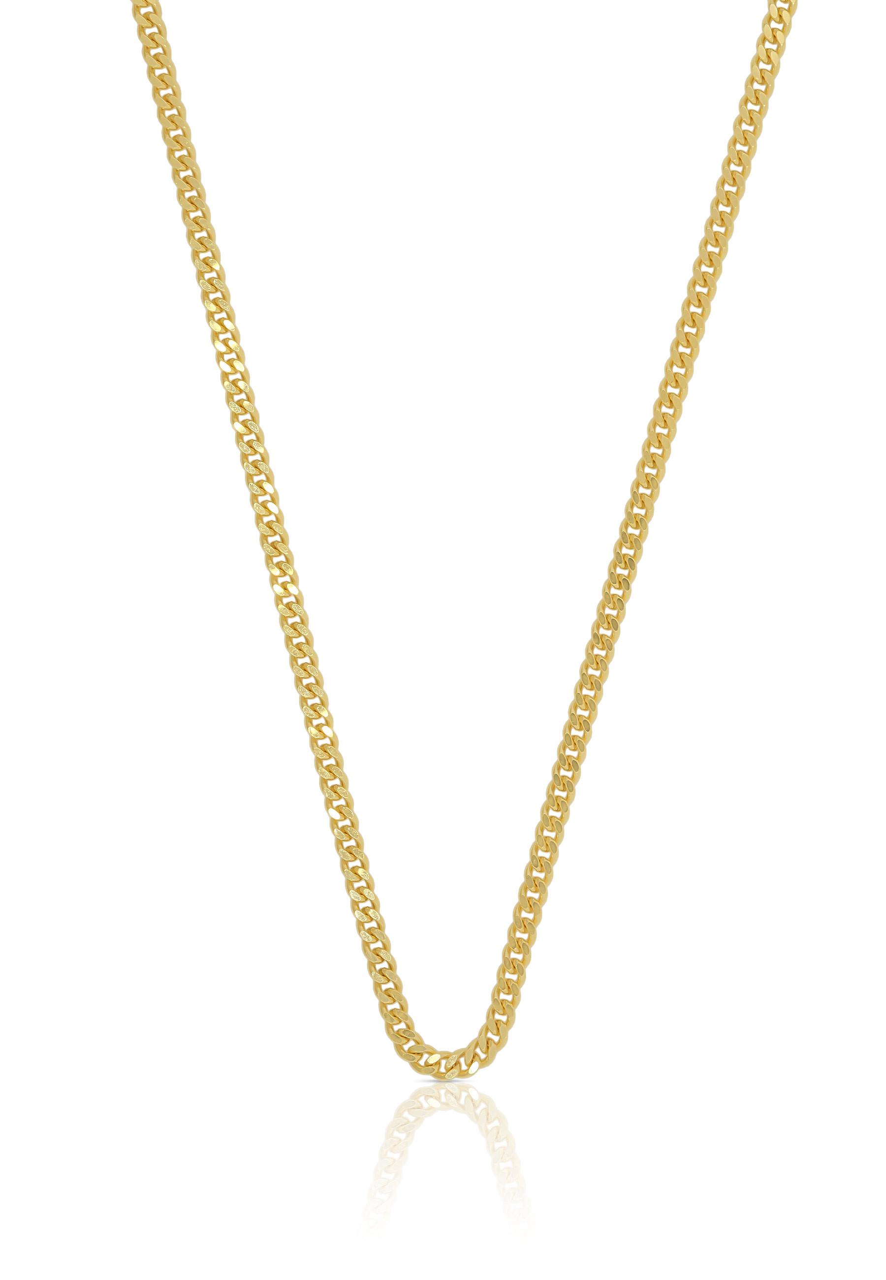 Image of Collier Panzer Gelbgold 585, 2.1mm, 42cm Unisex Gelbgold 42cm