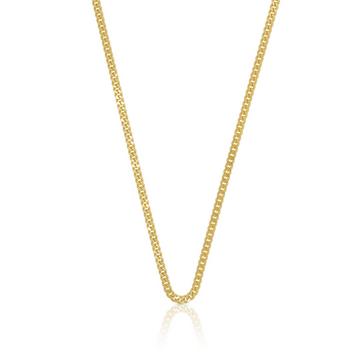 Collier Panzer Gelbgold 585, 2.1mm, 42cm