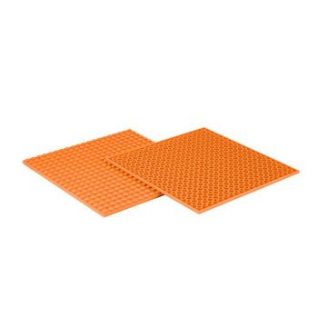 Bauplatte Noppen Hellorange