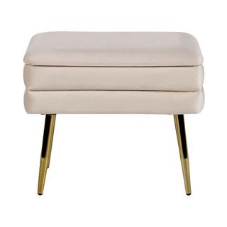 Beliani Banc de rangement en Velours Moderne ODESSA  