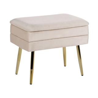 Beliani Banc de rangement en Velours Moderne ODESSA  