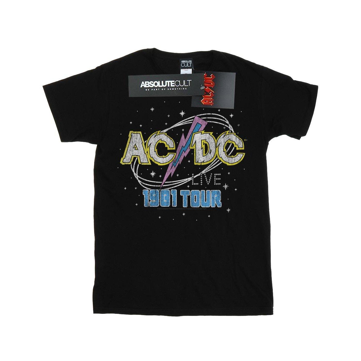 Image of Acdc 1981 Live Tour Tshirt Damen Schwarz S