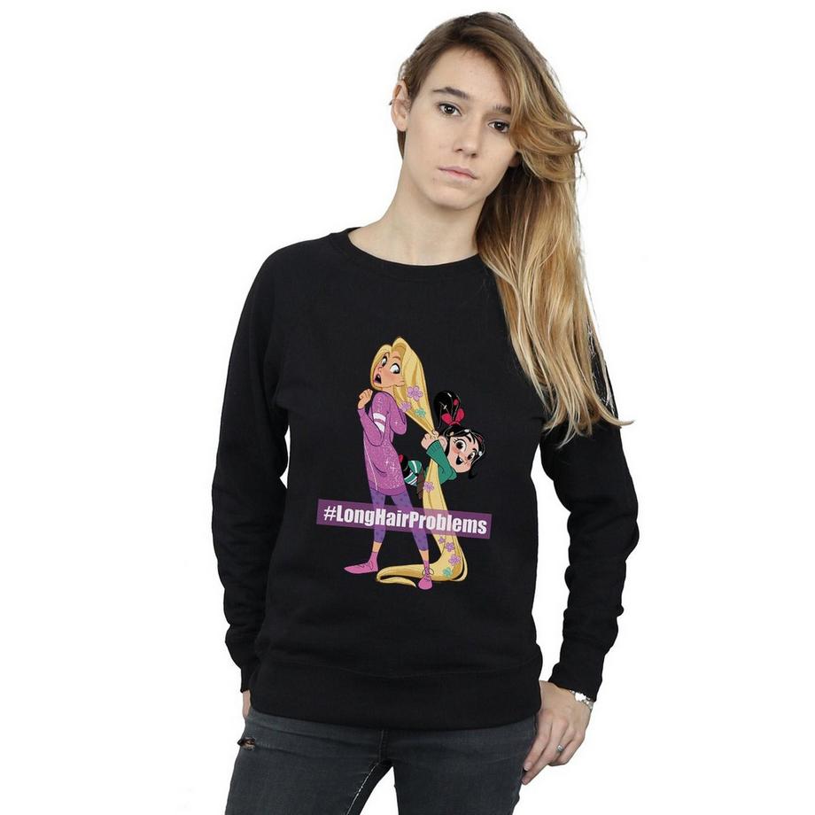 Disney Wreck It Ralph Long Hair Problems Sweatshirt  