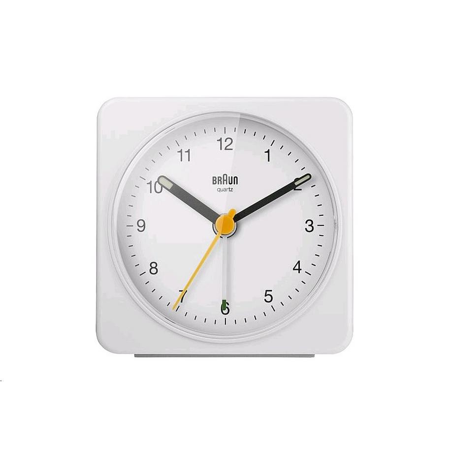 BRAUN  BC03W weiss - Analog-Quarzwecker 
