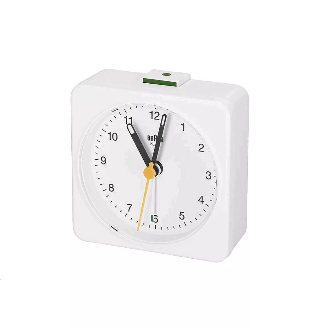 Braun - BC03W weiss Analog-Quarzwecker