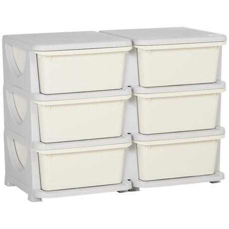 HOMCOM Armoire à tiroirs  