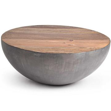 Table basse Lancaster 90x90 gris