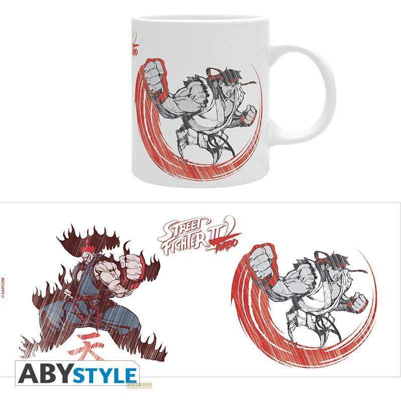 Abystyle  Becher - Subli - Street Fighter - Ryu & Akuma 