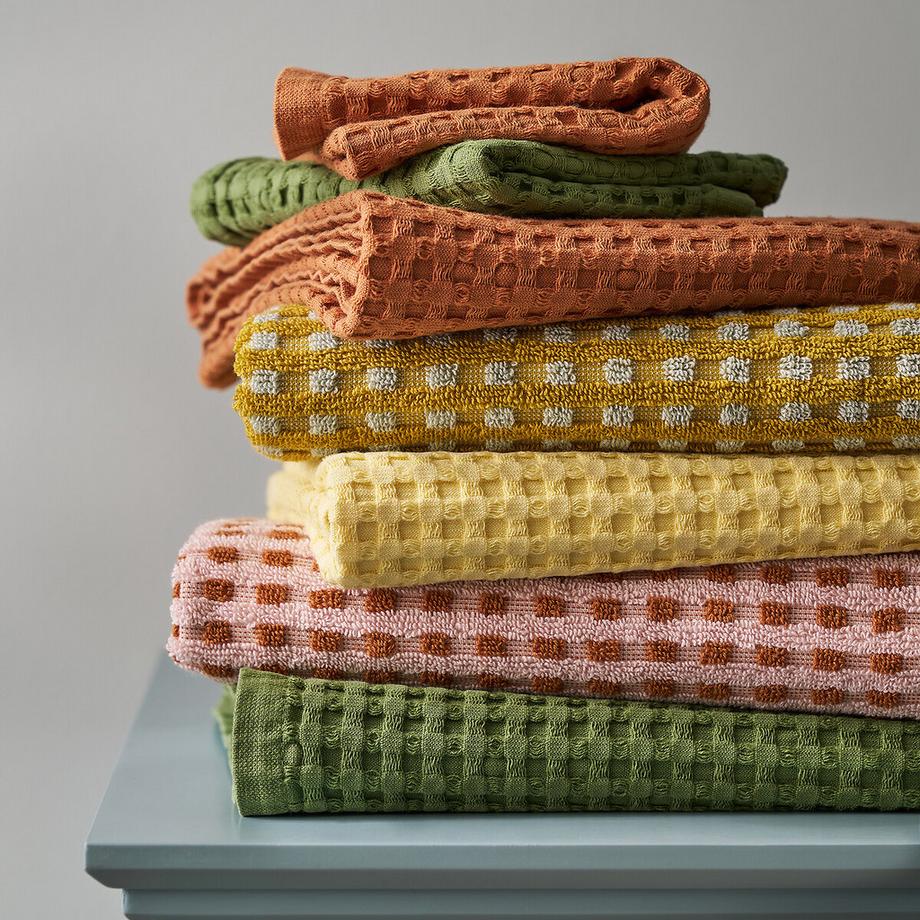 La Redoute Intérieurs Serviette de toilette en éponge jacquard 500 g  