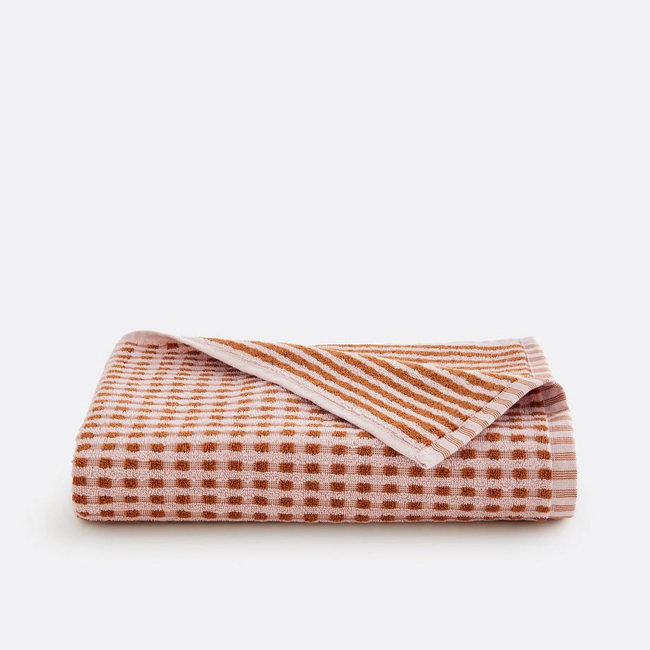 Serviette de toilette en éponge jacquard 500 g