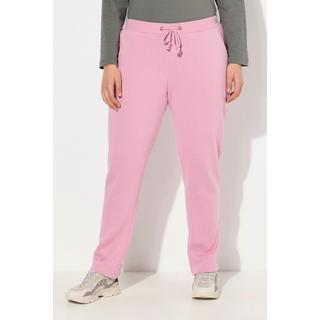 Ulla Popken  Pantalon en molleton. Intérieur doux et confortable. Taille élastique 